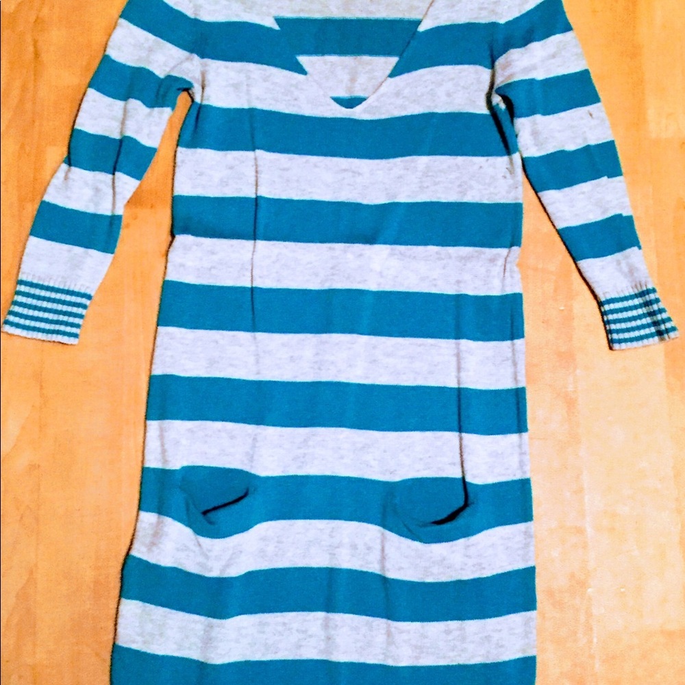 Sweater dress.